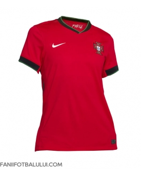 Portugalia Echipament de Fotbal Replică European 2024 Femei Acasa